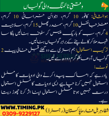 Waqti Timing Ki Golian - How To Increase Timing Without Medicine